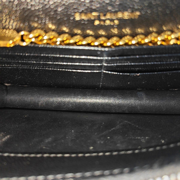 MONOGRAM WOC Chevron Calfskin Black