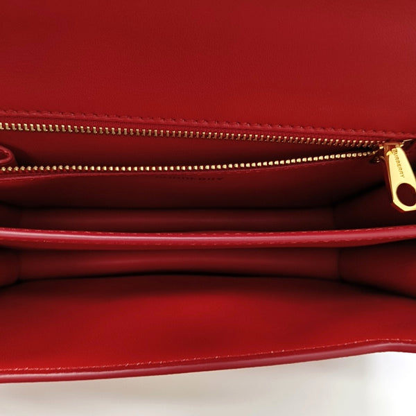 TB Small Calfskin Red