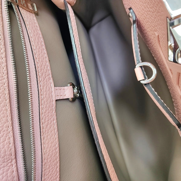 CAPUCINES MM Calfskin Pink