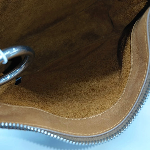 Suede Shoulder Bag Brown
