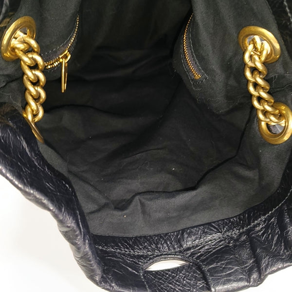 Calfskin Shoulder Bag Black