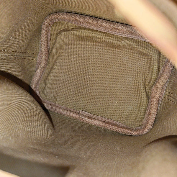 NÉONOÉ Nano Monogram Coated Canvas Brown