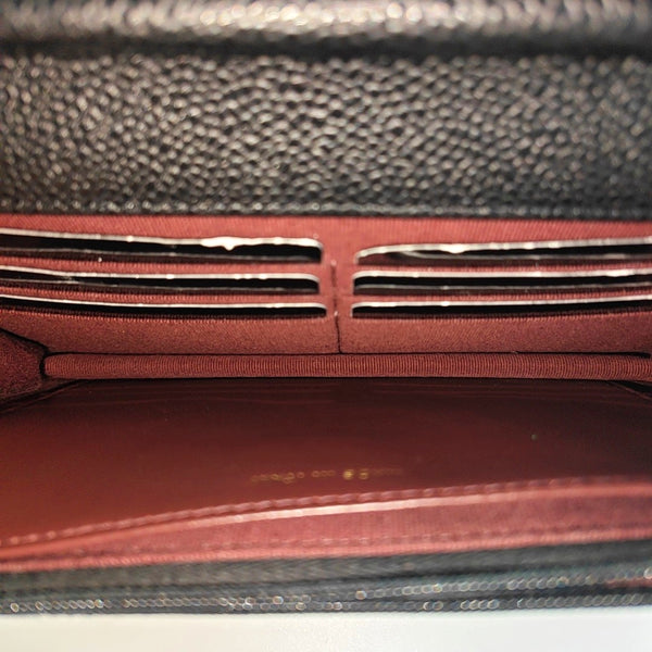 WOC Quilted Grained Calfskin Black