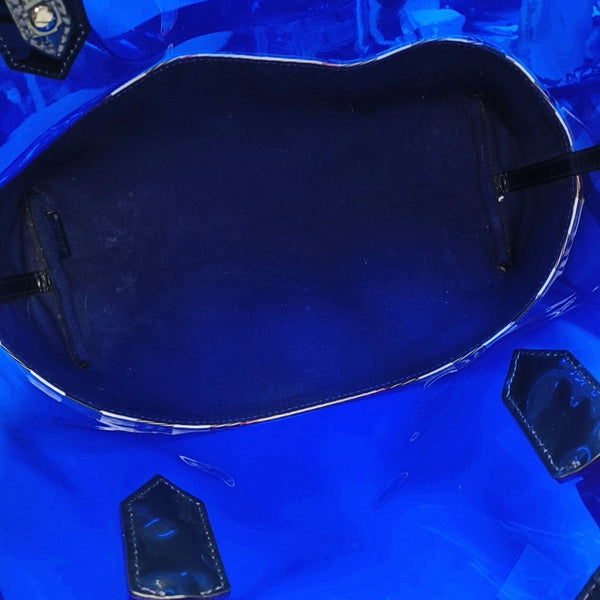 Plastic Shoulder Bag Blue