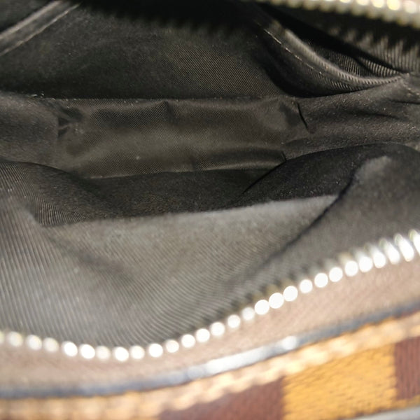 AMAZON Damier Ebene Coated Canvas Brown