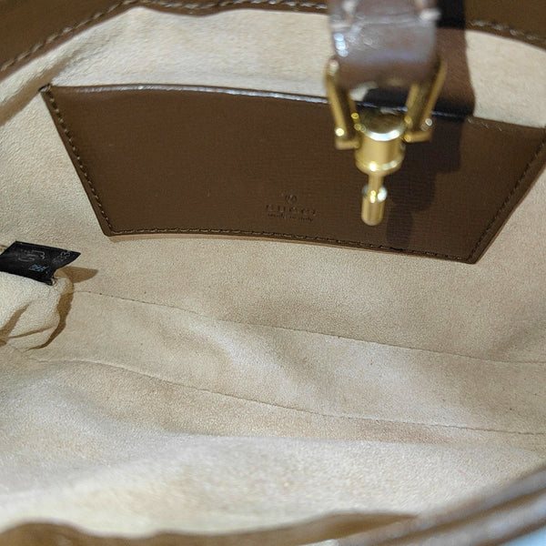 Authenticated pre-owned Jackie 1961 Mini Monogram Coated Canvas Beige - Crossbody Bag at Looply