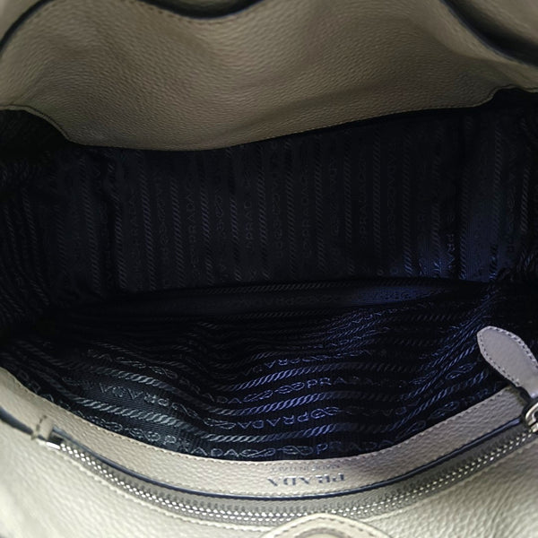 Calfskin Crossbody Bag Gray