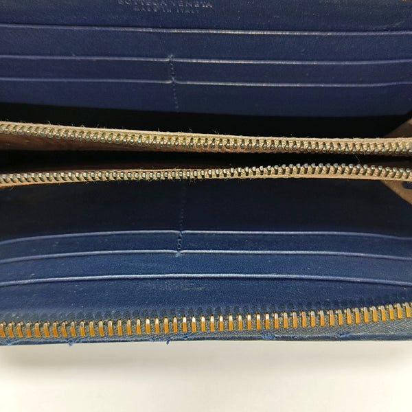 Calfskin Wallet Blue