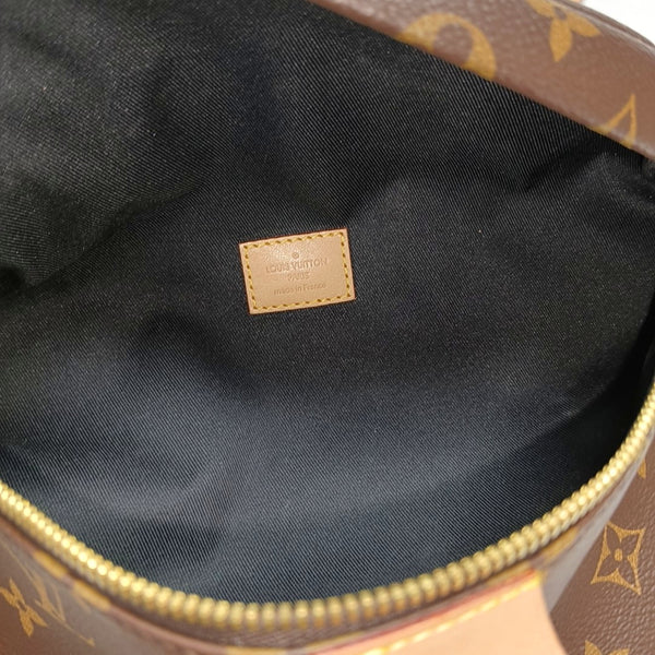 BUMBAG Monogram Coated Canvas Brown