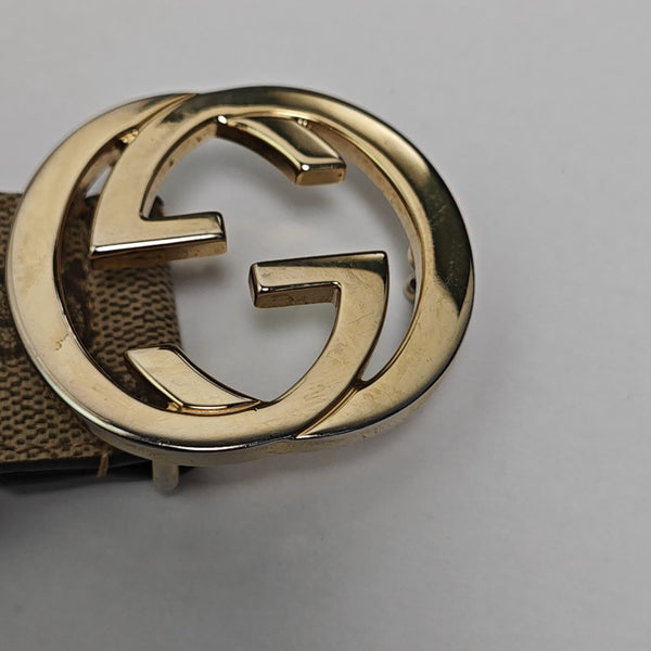 Leather Belt Beige