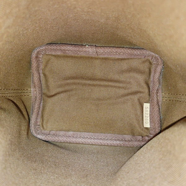 NÉONOÉ Nano Monogram Coated Canvas Brown