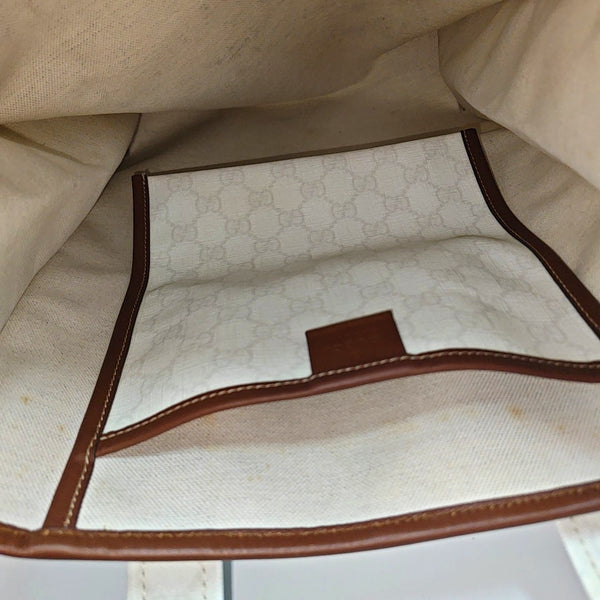 Monogram Coated Canvas White