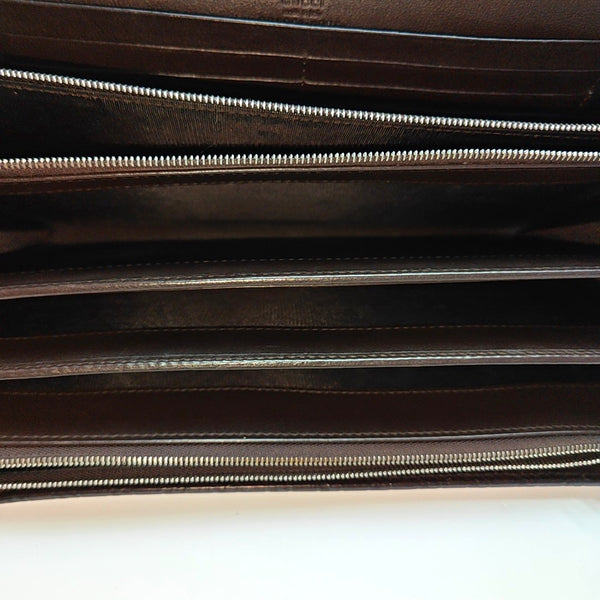 Ligne Shima Monogram Calfskin Brown