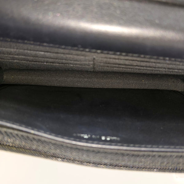Authenticated pre-owned 2.55 WOC Chevron, Quilted Calfskin Black - Shoulder Bag at Looply