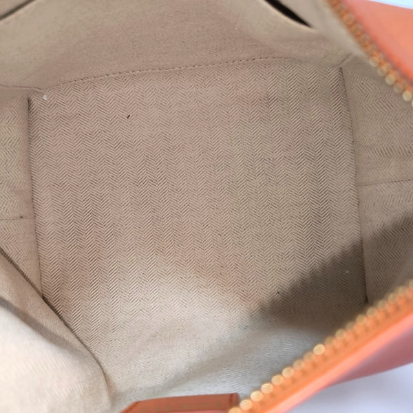 Leather Shoulder Bag Orange