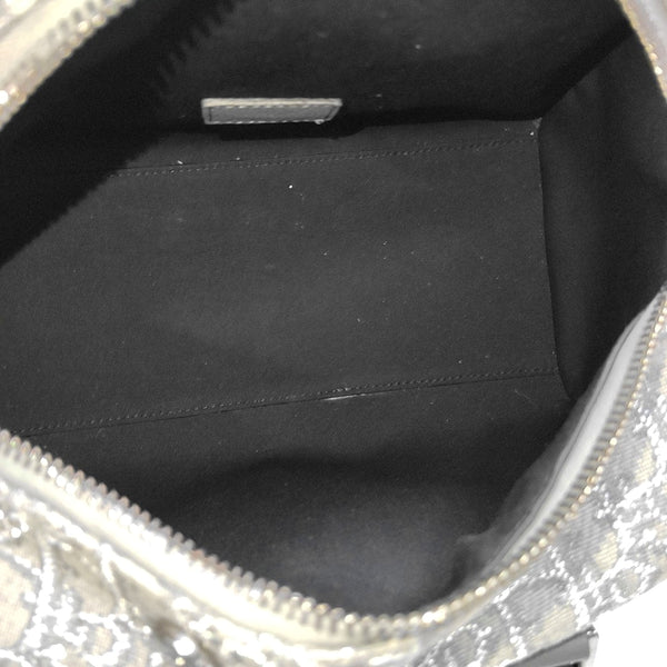 Oblique Canvas Shoulder Bag Gray