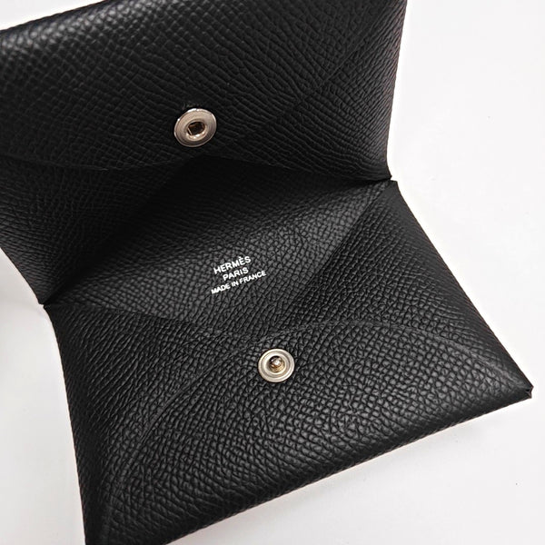 Calvi Epsom Black Card Holder