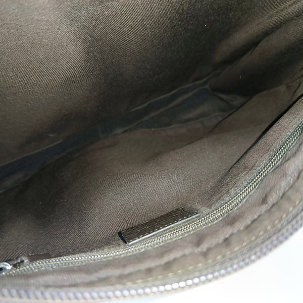Monogram Canvas Shoulder Bag Brown