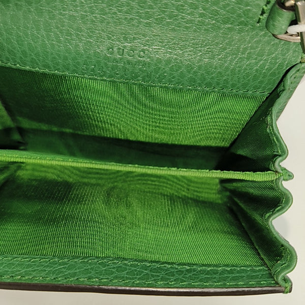 Authenticated pre-owned Dionysus Calfskin Green - Top Handle Bag at Looply