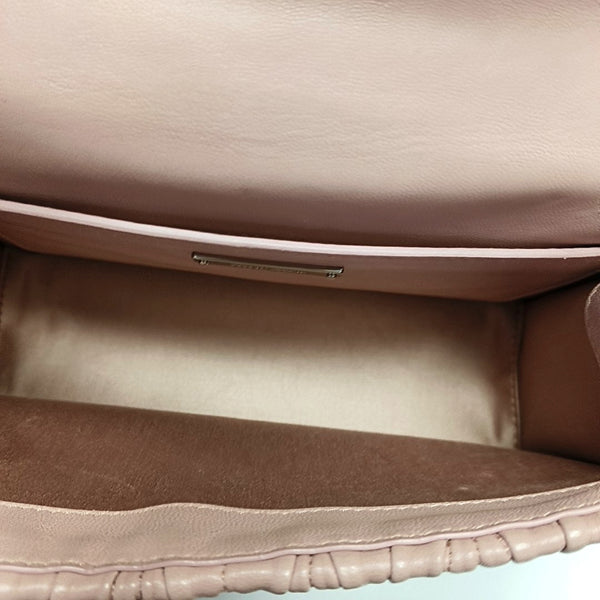 Miu Lady Quilted Lambskin Pink
