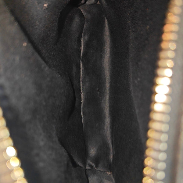 Matelassé Quilted Lambskin Black