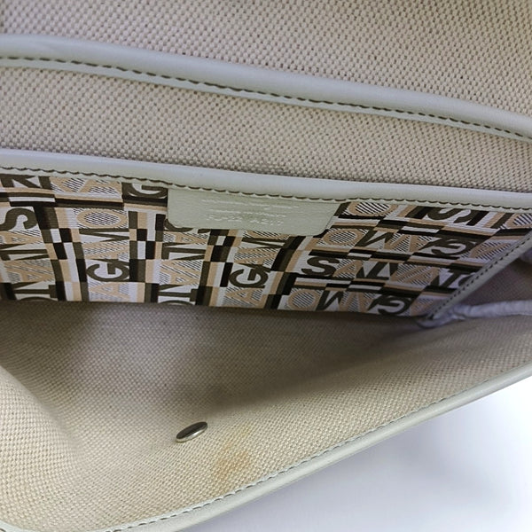 Coated Canvas Top Handle Bag Multicolor