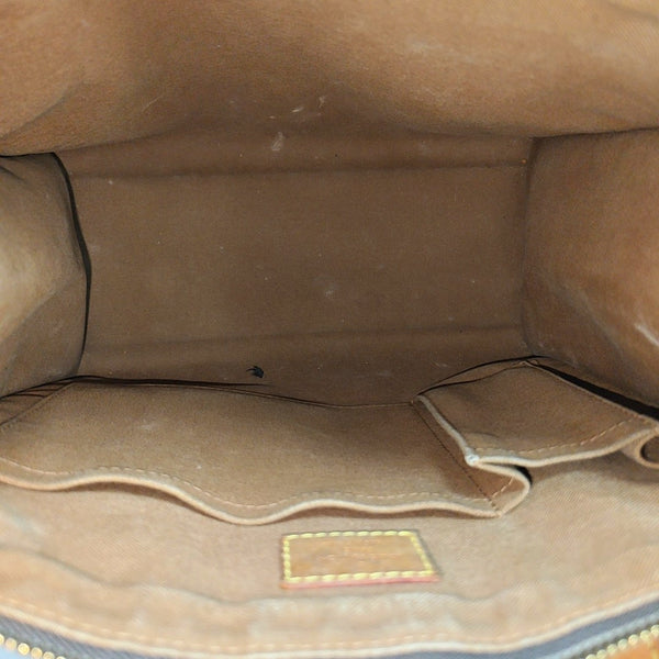 POPINCOURT Monogram Coated Canvas Brown