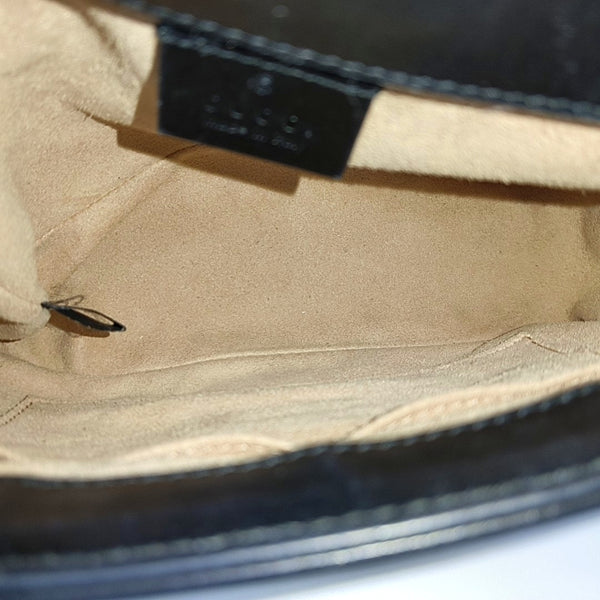 GG Marmont Mini Quilted Calfskin Black