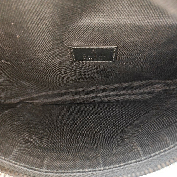 Monogram Coated Canvas Belt Bag Black