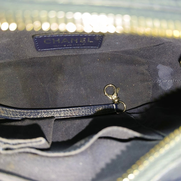 GABRIELLE Small Quilted Calfskin Blue