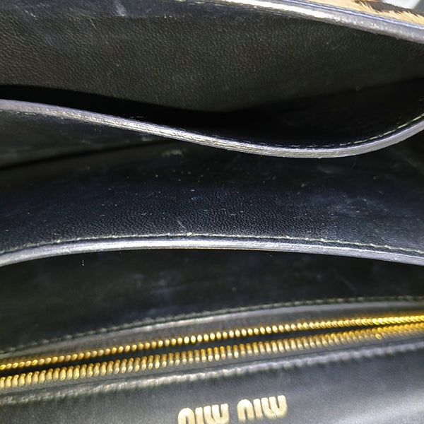 Horsehair Shoulder Bag Brown