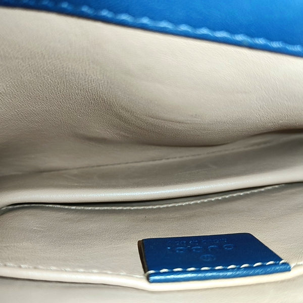 Queen Margaret Mini Calfskin Blue