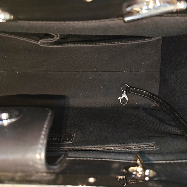 Small Quilted Calfskin Black