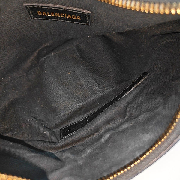 Calfskin Shoulder Bag Black