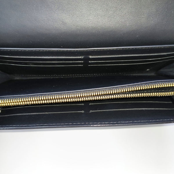 LOUISE Patent Leather Black Wallet