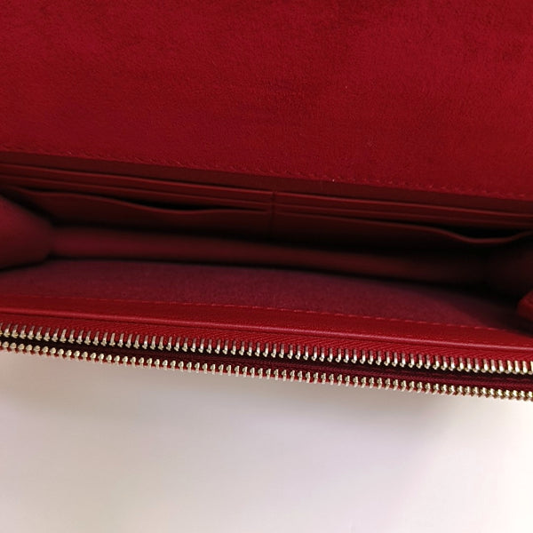 Tube Quilted Calfskin Red