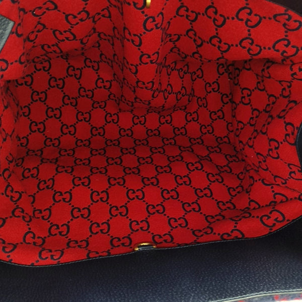 GG Wool Tote Monogram Wool Multicolor