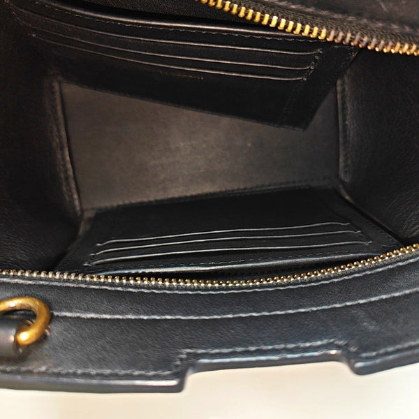 DOWNTOWN CABAS Calfskin Black