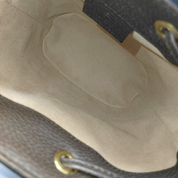 Ophidia Mini Monogram Coated Canvas Beige