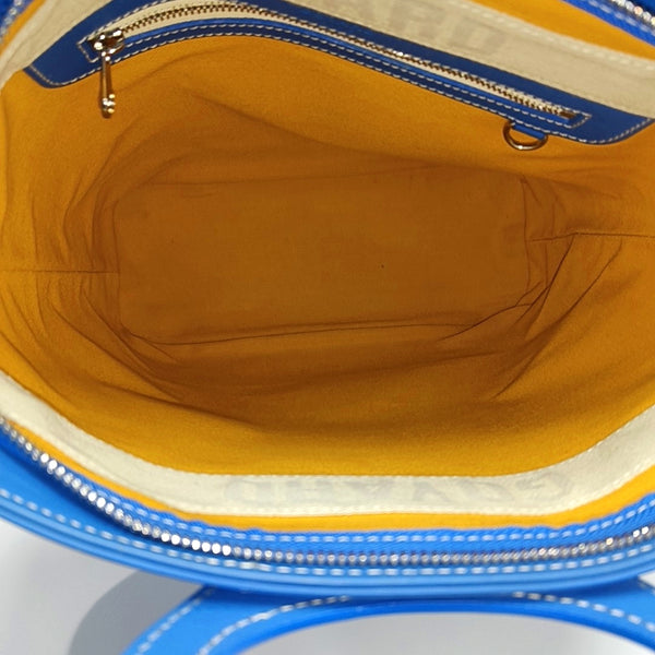 Coated Canvas Mini Blue