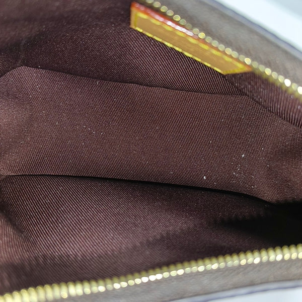 BOULOGNE Nano Monogram Coated Canvas Brown