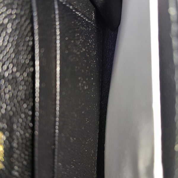 MONOGRAM Chevron Calfskin Black Wallet