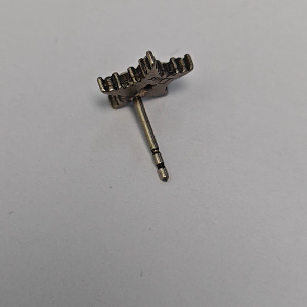 Dior Tribales Metal Silver Stud Earrings