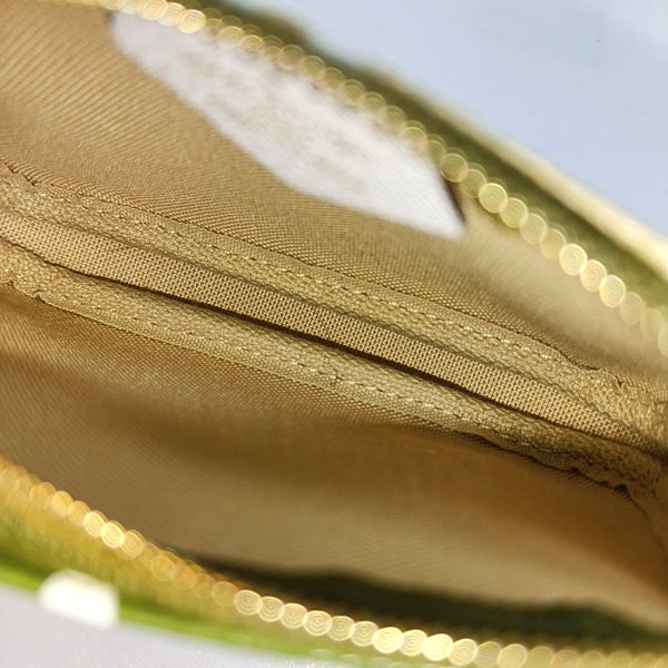 Authenticated pre-owned ACCESSOIRES Mini Monogram Coated Canvas Green - Clutch at Looply