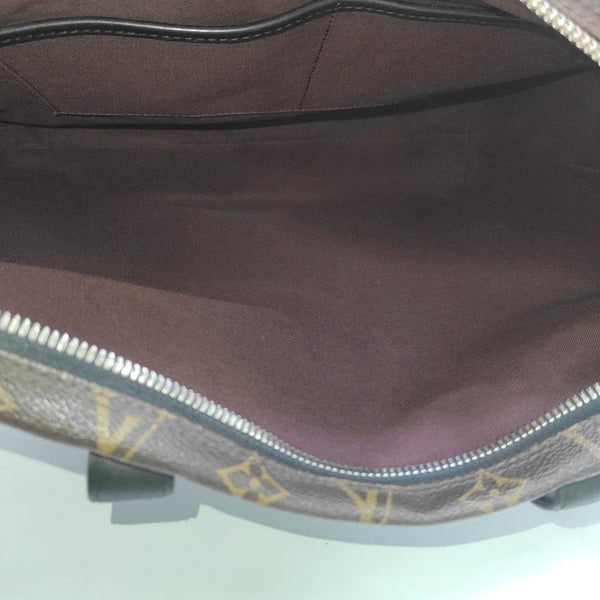 KITAN Monogram Coated Canvas Brown