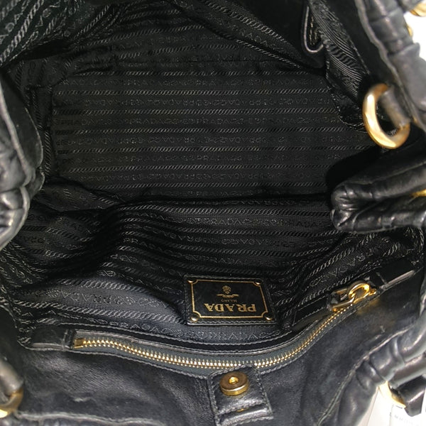 Gaufre Quilted Lambskin Black