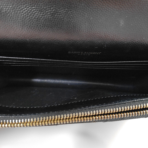 MONOGRAM WOC Chevron Calfskin Black