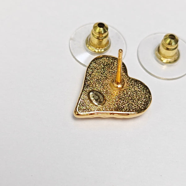 Metal Gold Stud Earrings