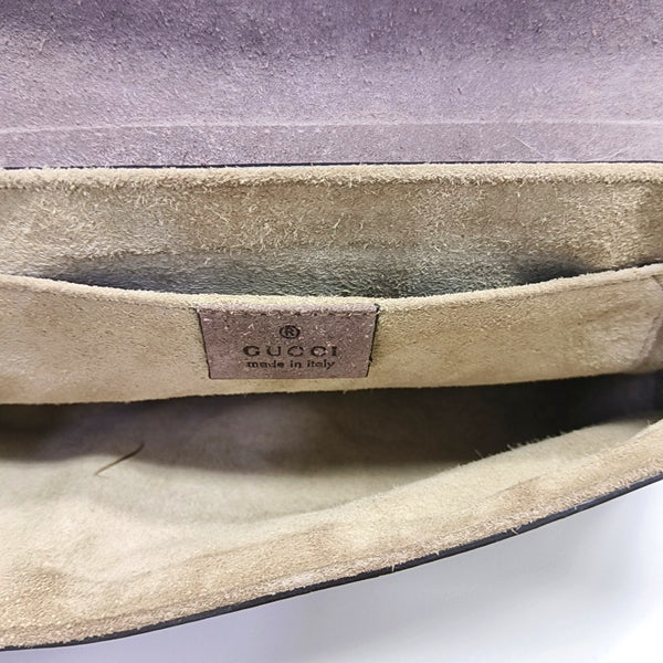 Monogram Patent Leather Shoulder Bag Purple