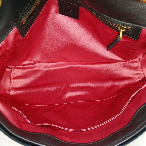 GG Marmont Large Quilted Velvet Black